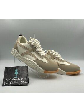 NWT De Florance Women's Beige White Cloudea Arch Support Sneakers Size 10 3330